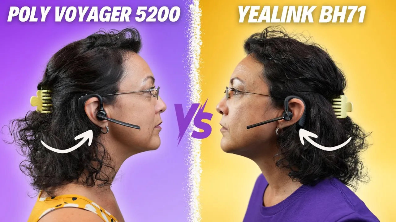 Poly Voyager 5200 vs Yealink BH71 - Battle of the Best Earpiece