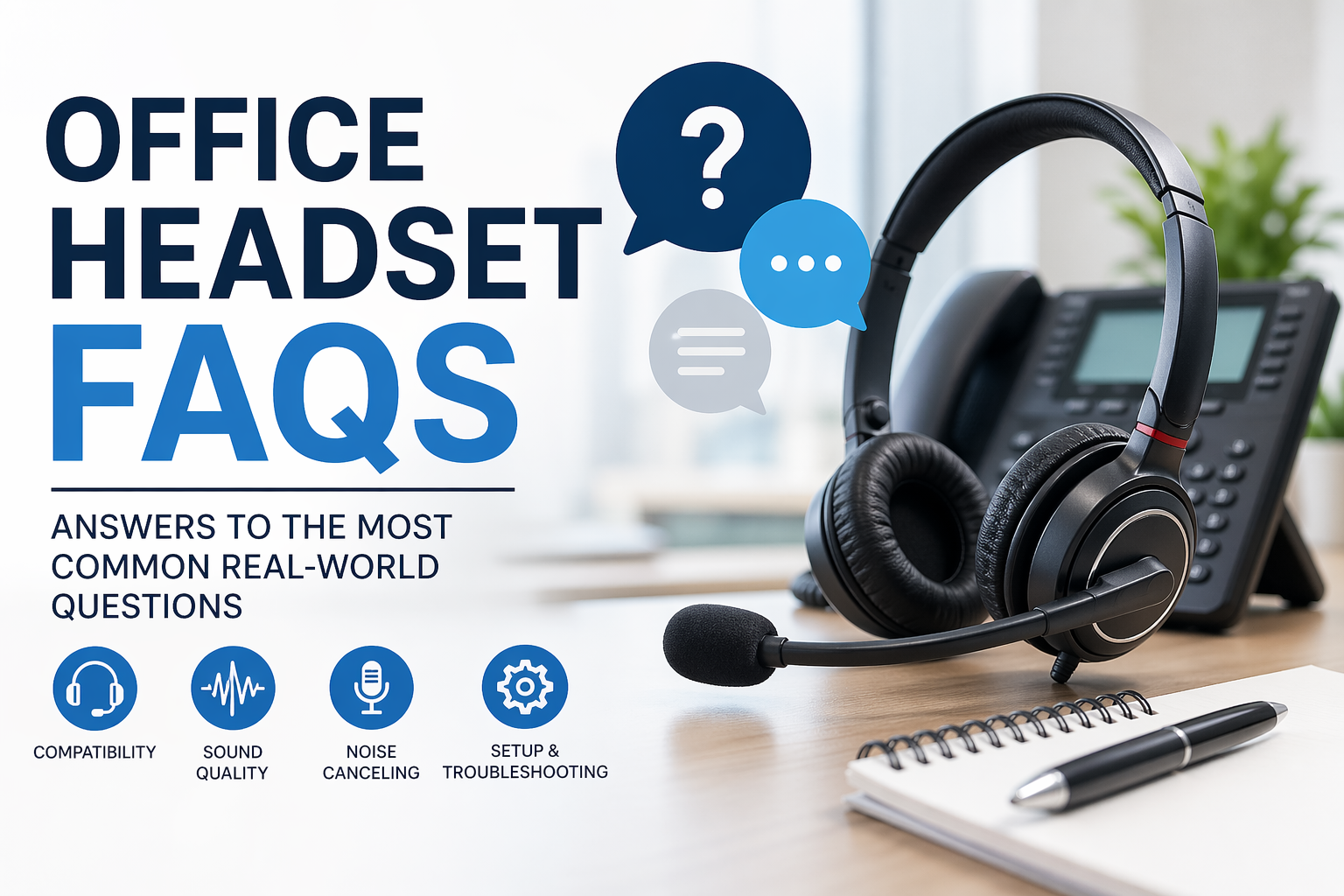 Office Headset FAQs: Answers to the Most Common Real-World Questions