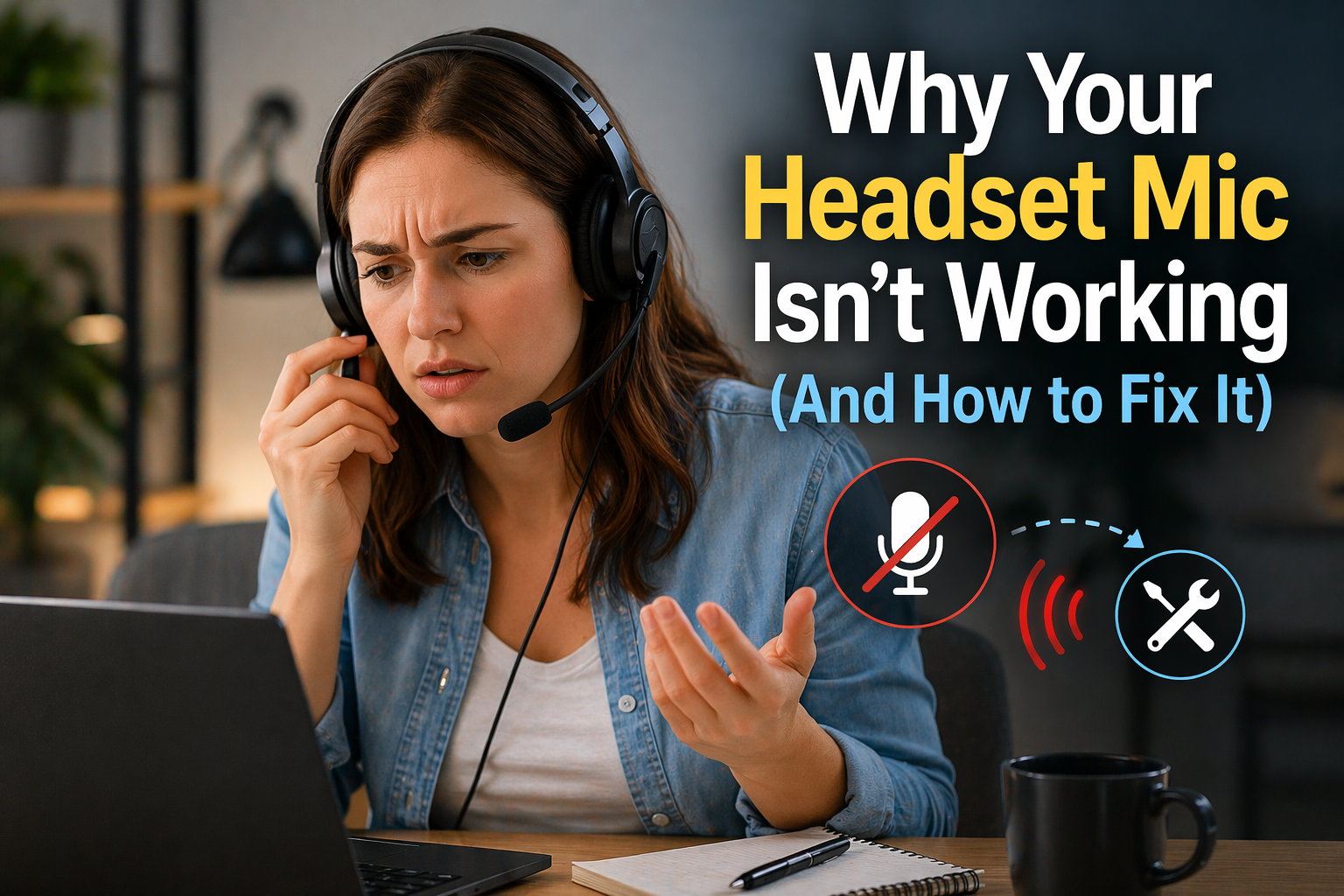 Why Your Headset Mic Isn’t Working (And How to Fix It)