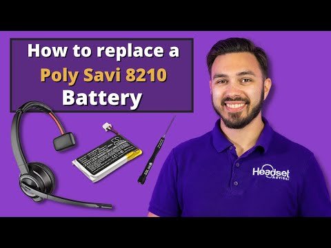 Battery Replacement Guide For Plantronics Savi 8210 Wireless Headset - Headset Advisor