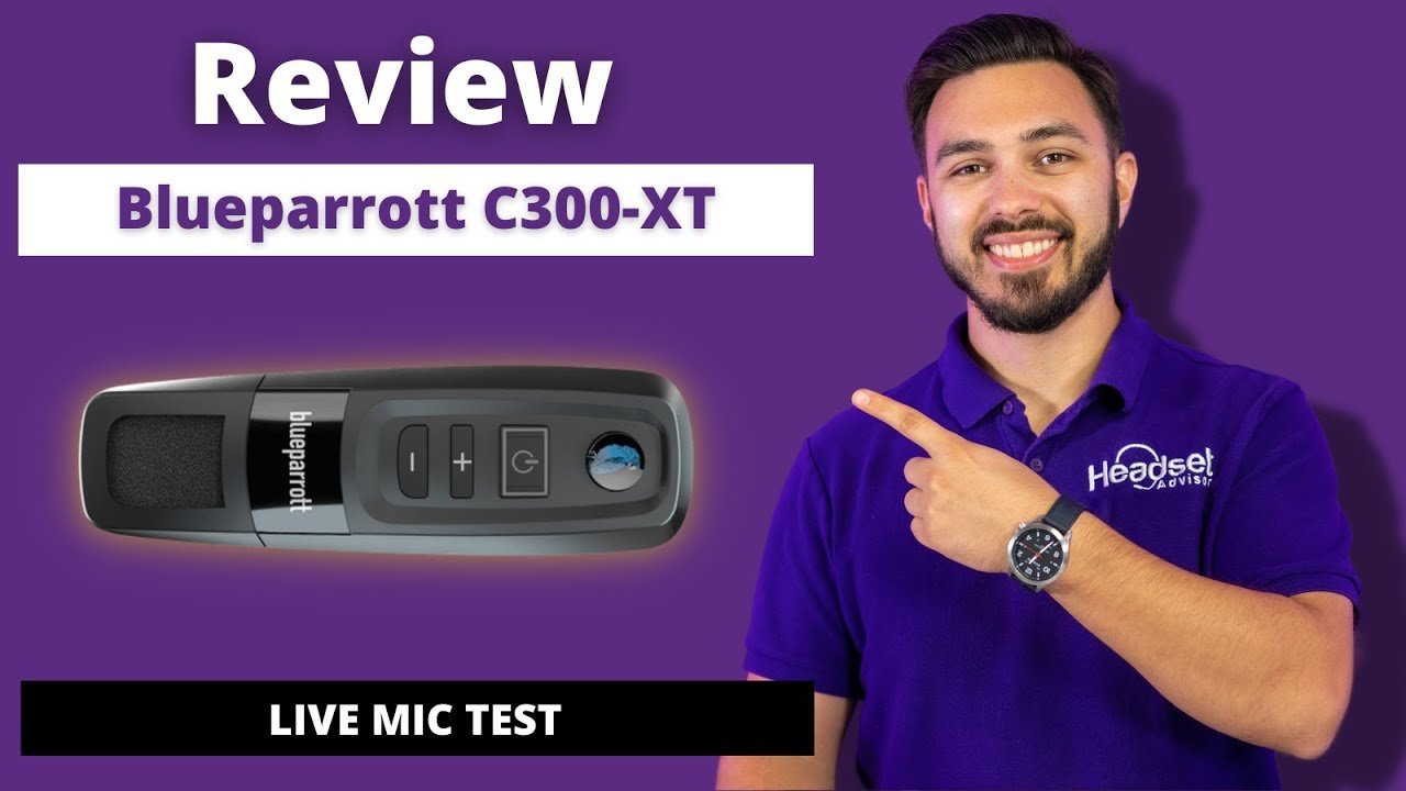 Blueparrott C300 XT Review Mic Test VIDEO