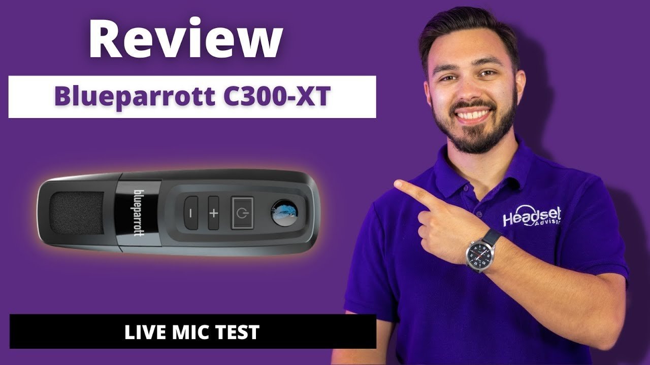 Blueparrott C300-XT Review + Mic Test VIDEO - Headset Advisor