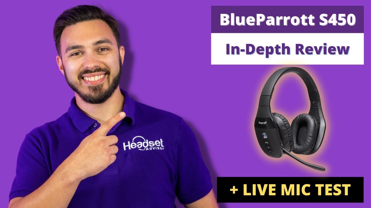 Blueparrott S450-XT In Depth Review + Mic Test VIDEO - Headset Advisor