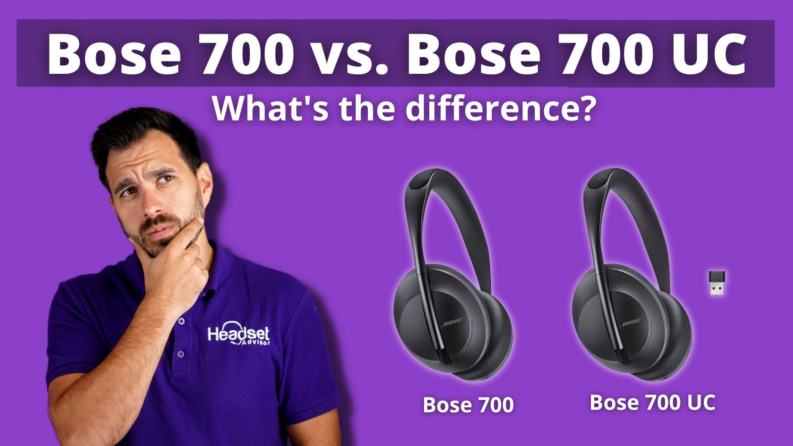Bose 700 UC vs. Bose 700 Comparison