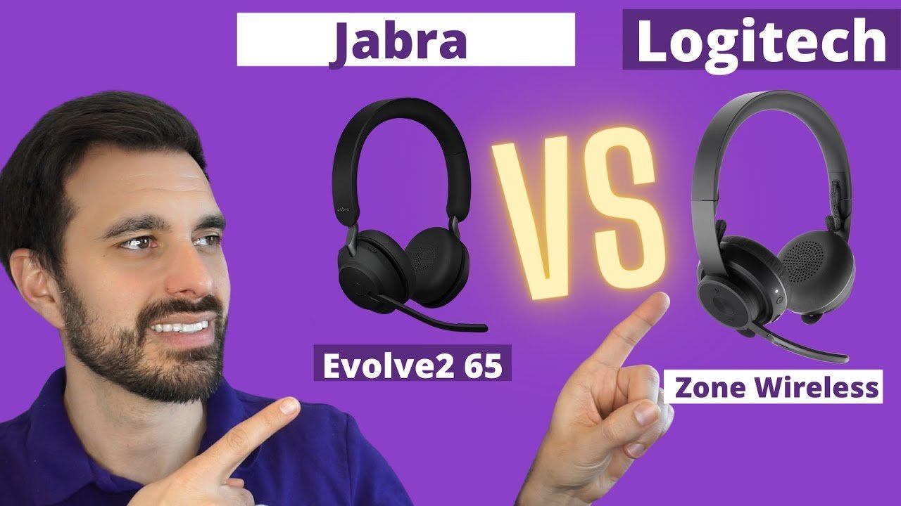 Jabra Evolve2 65 Vs. Logitech Zone Wireless SHOWDOWN + Sound Test - Headset Advisor