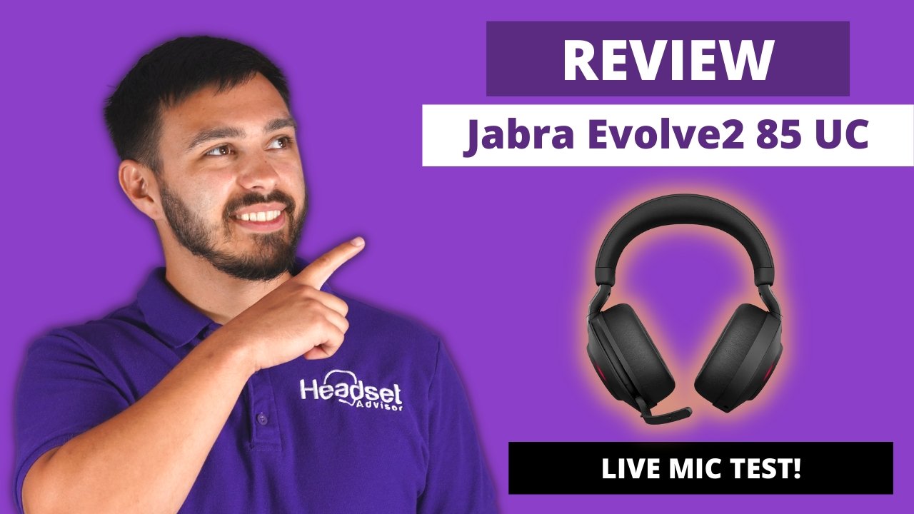 Jabra Evolve2  UC In Depth Review + Mic Test VIDEO