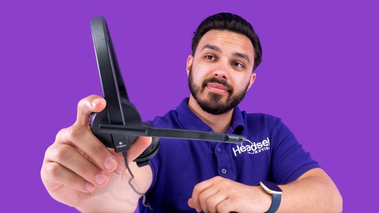 Logitech H570e Review With Mic Test VIDEO - Headset Advisor