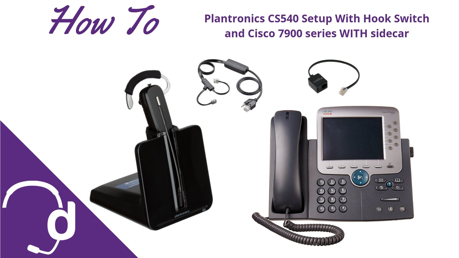 Plantronics CS540 and APC-43 Setup WITH Sidecar - Headset Advisor