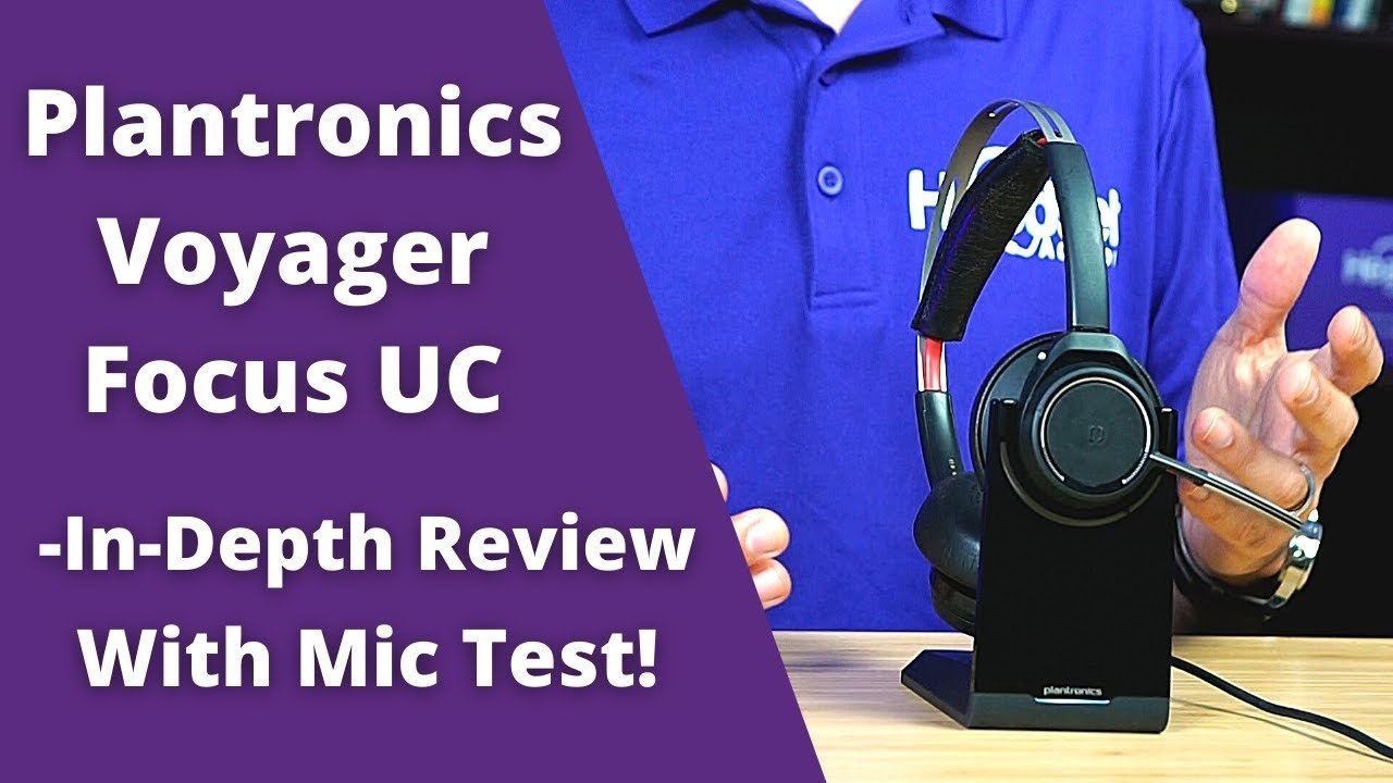 Plantronics Voyager Focus UC In Depth Review + Mic Test Video - Headset Advisor