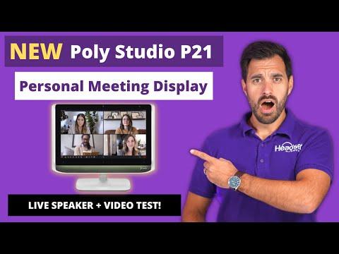 Poly Studio P21 Review - All-In-One Monitor, HD Webcam, And Speakerphone For Amazing Video Calls - Headset Advisor