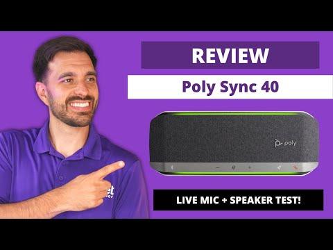 Poly Sync 40 Review - Wireless Speakerphone For Conference Rooms + Link To Live Mic & Speaker Test - Headset Advisor