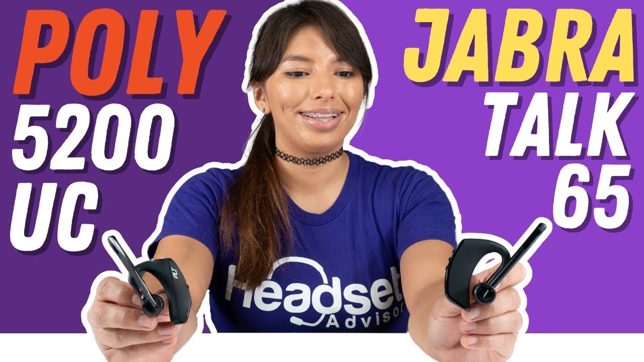 Poly Voyager 5200 Vs. Jabra Talk 65 Bluetooth Headset Comparison - Headset Advisor