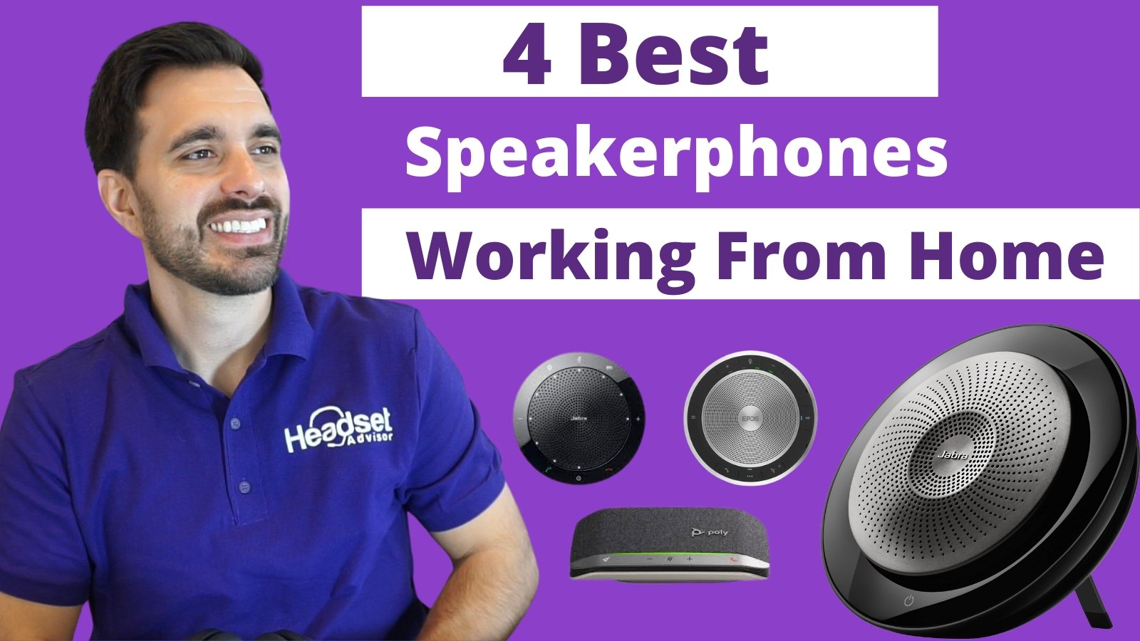 The Ultimate Guide For The 4 Best Conference Phones For Those Working At Home - Headset Advisor