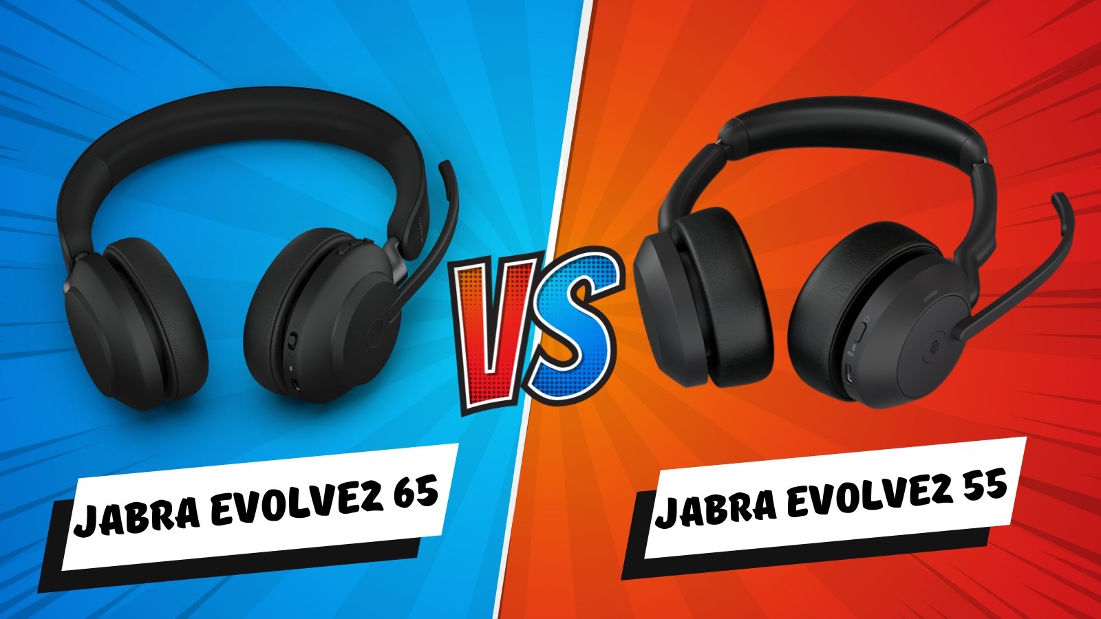 Jabra Evolve2 65 UC Dual Speaker Wireless Bluetooth Headset