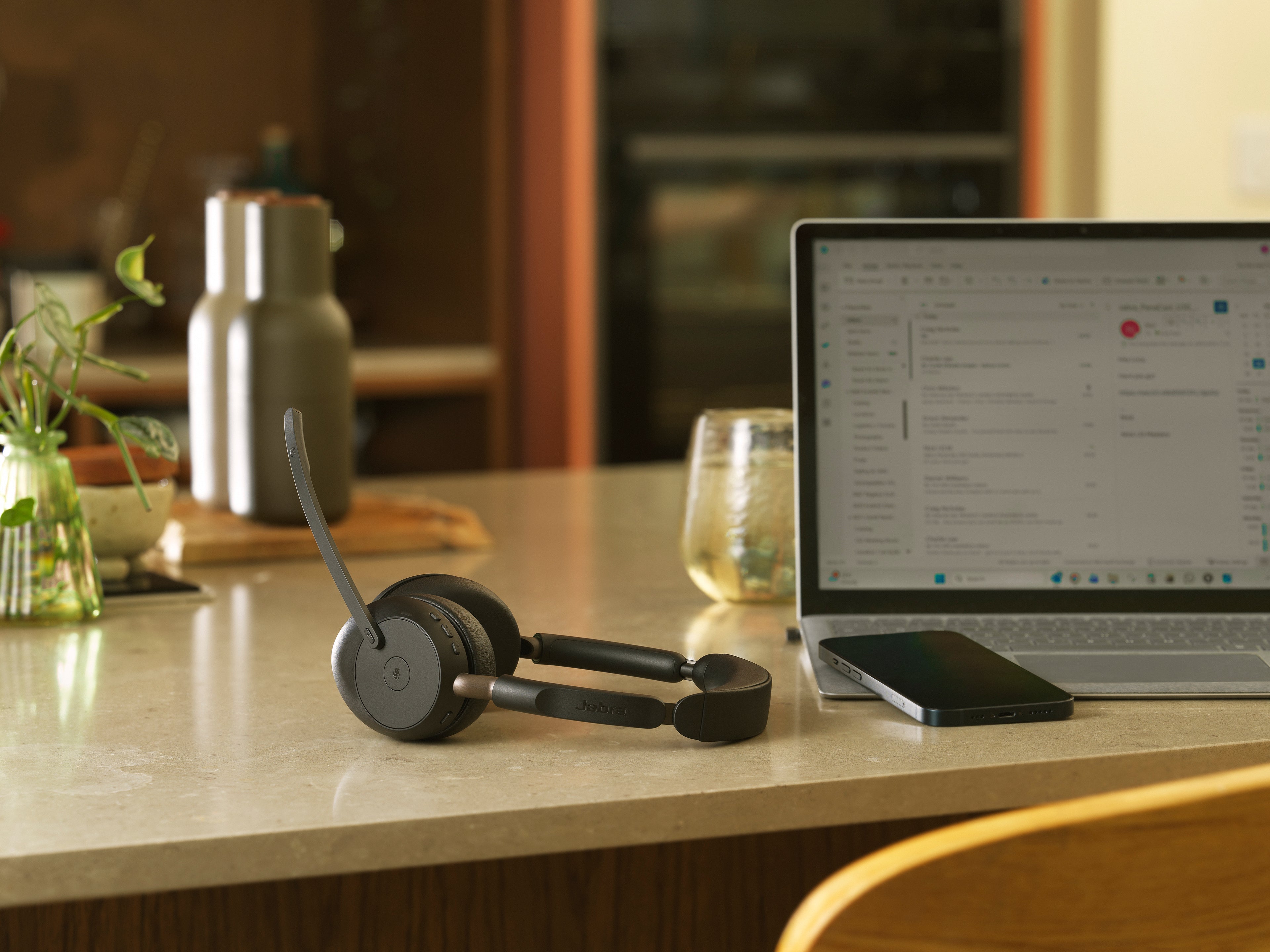Jabra Evolve3 65 Stereo Wireless Bluetooth Headset