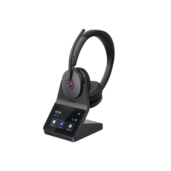 Yealink HA68 Pro Wireless DECT Headset with Touchscreen Base