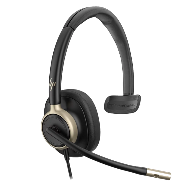 HP Poly Mission 815 Wired Mono USB Headset with Noise Canceling Microphone