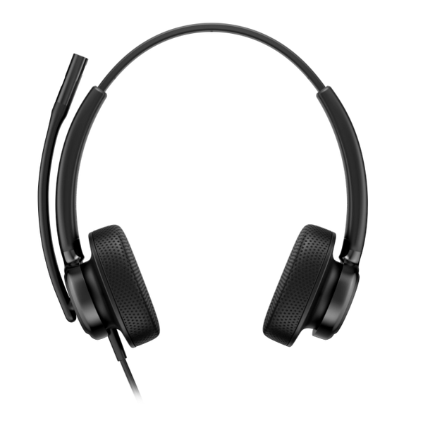 HP Poly Mission 425 Wired USB Stereo Headset For Call Center & Office Use