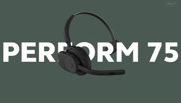 Jabra Perform 75 Wireless Bluetooth PTT Headset