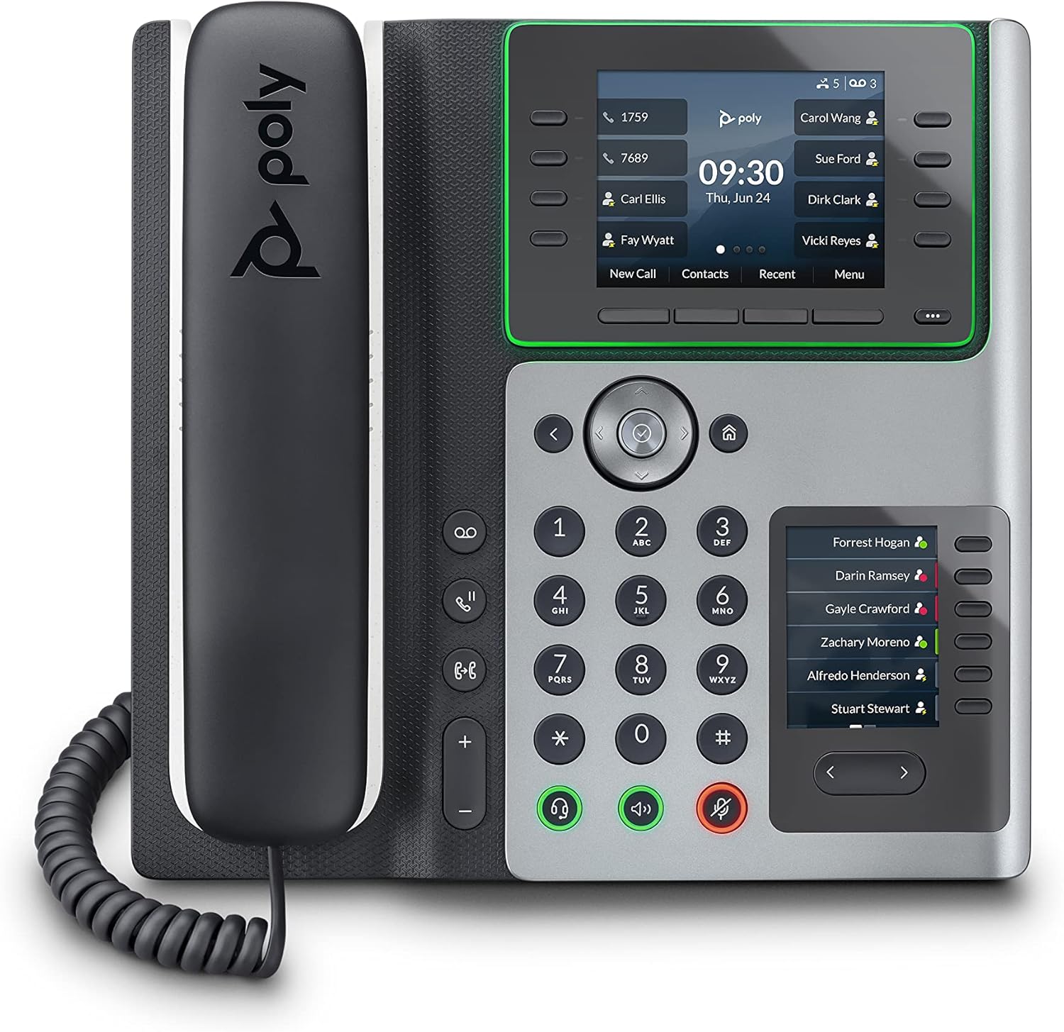 Poly Edge E400 Premium VoIP Phone - 89B54AA#ABA