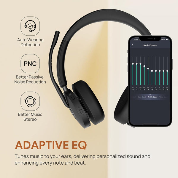 Yealink BH74 Wireless Headset: Crystal-Clear Calls & All-Day Comfort