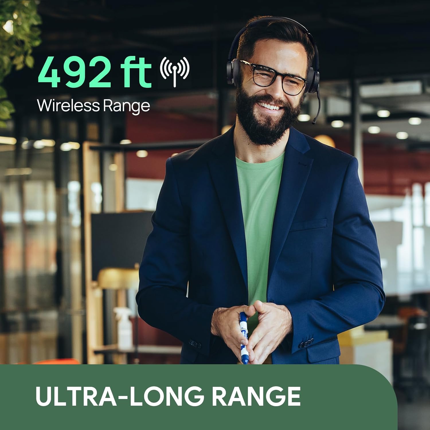 yealink wh64 hybrid wireless range