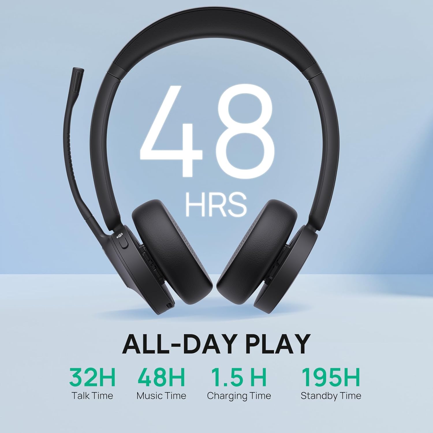 yealink wh64 hybrid battery life