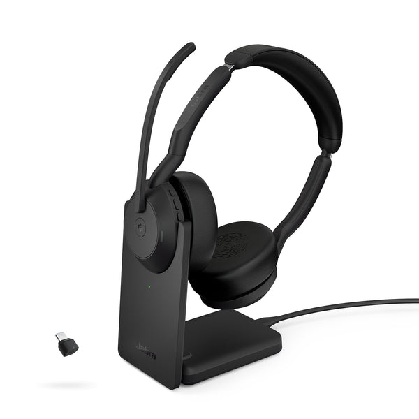 Jabra Evolve2 55 Stereo Headset Wireless Bluetooth Headset - Headset Advisor