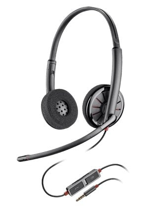 Plantronics Blackwire C225 Dual Speaker Wired Headset With 3.5mm Connection - Headset Advisor