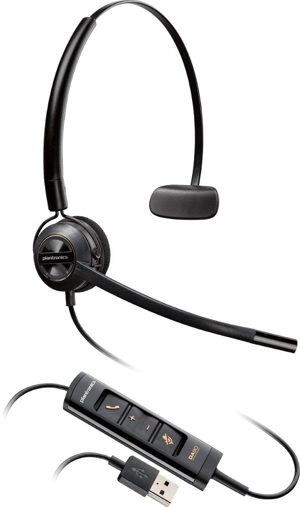 Plantronics EncorePro HW545, Convertible, Monaural, Noise-Cancelling - 203474-01 - Headset Advisor