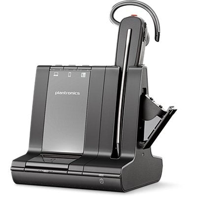 Plantronics Savi 8245 Convertible Wireless Headset System With Unlimited  Talk Time
