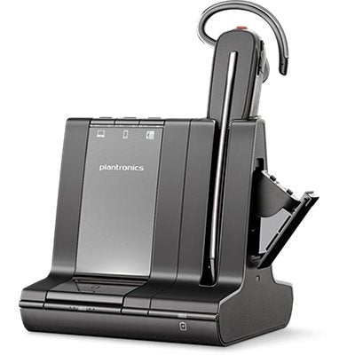 Plantronics Savi W8245 Convertible Wireless Headset System With Unlimited Talk Time - 211837-01 - Headset Advisor