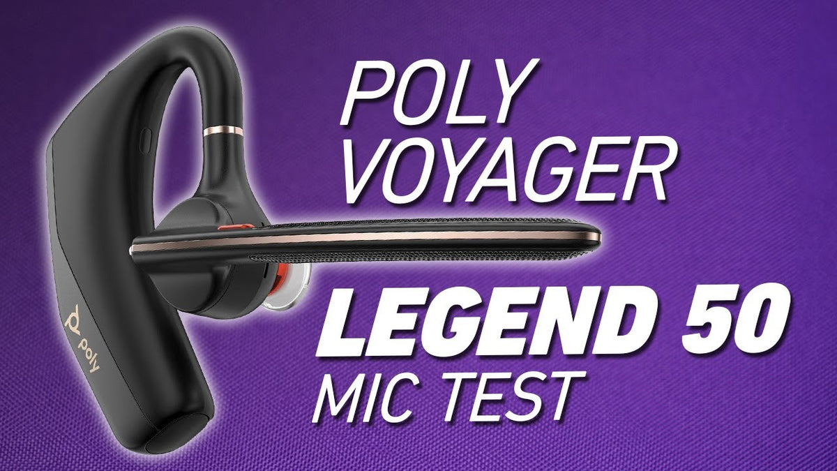 Poly Voyager Legend 50 Microphone Test: USB Dongle vs. Bluetooth