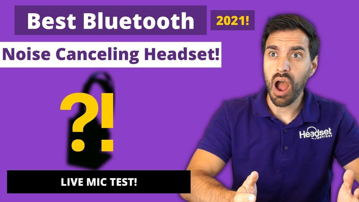 Best Bluetooth Noise Canceling Headset with Microphone + VIDEO