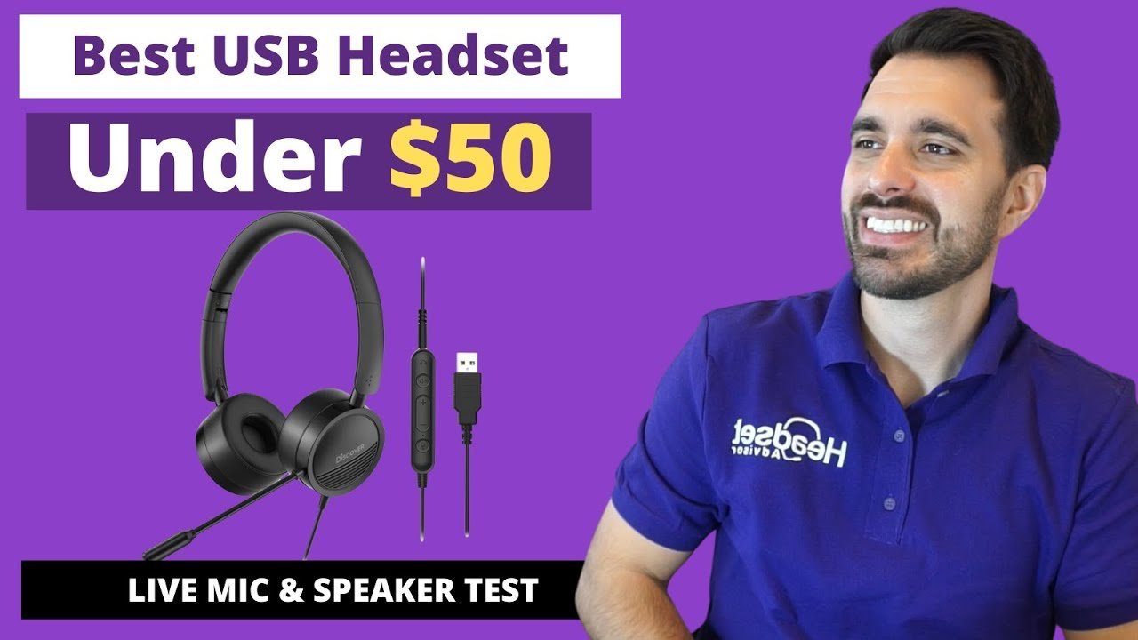 Best Wired USB Headset Under $50 In 2021 With Live Microphone & Speaker Test VIDEO - Headset Advisor