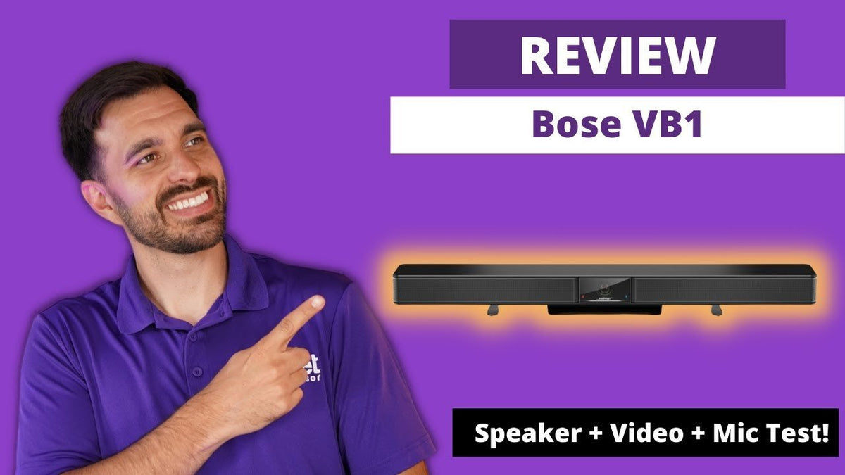 Bose VB1 4K Ultra-HD Videobar Review | Speaker and Mic Test VIDEO