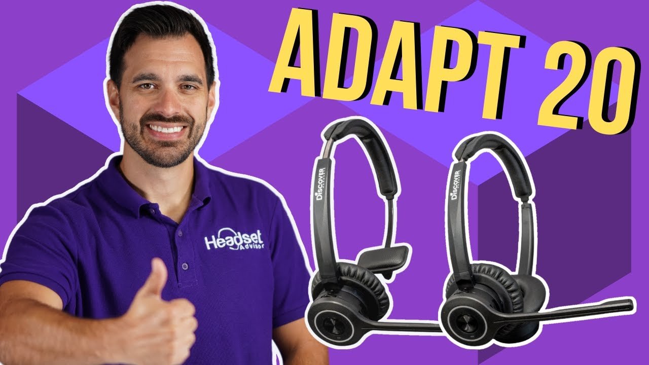 Discover Adapt 20 Wireless Headset Review + Mic Test VIDEO - Headset Advisor