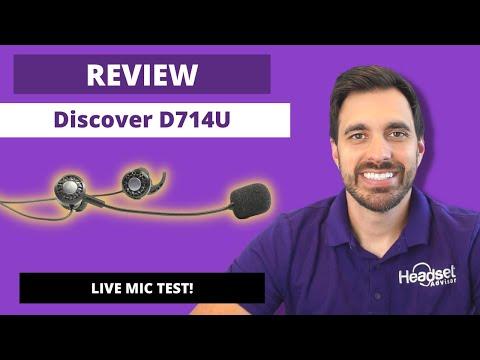 Discover D714U Earbuds With Microphone For Work In Depth Review + Mic Test VIDEO - Headset Advisor