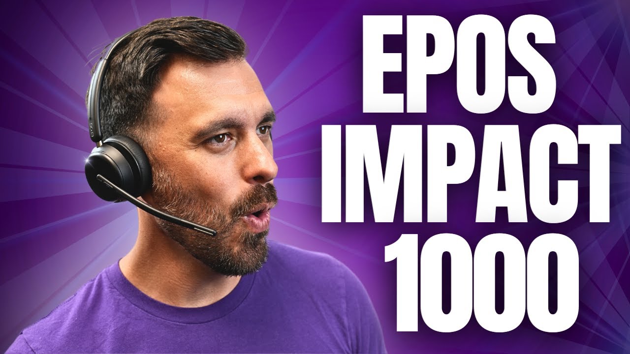 EPOS Impact 1000 Wireless Headset: Noise Cancelling, Comfort & Superior Sound