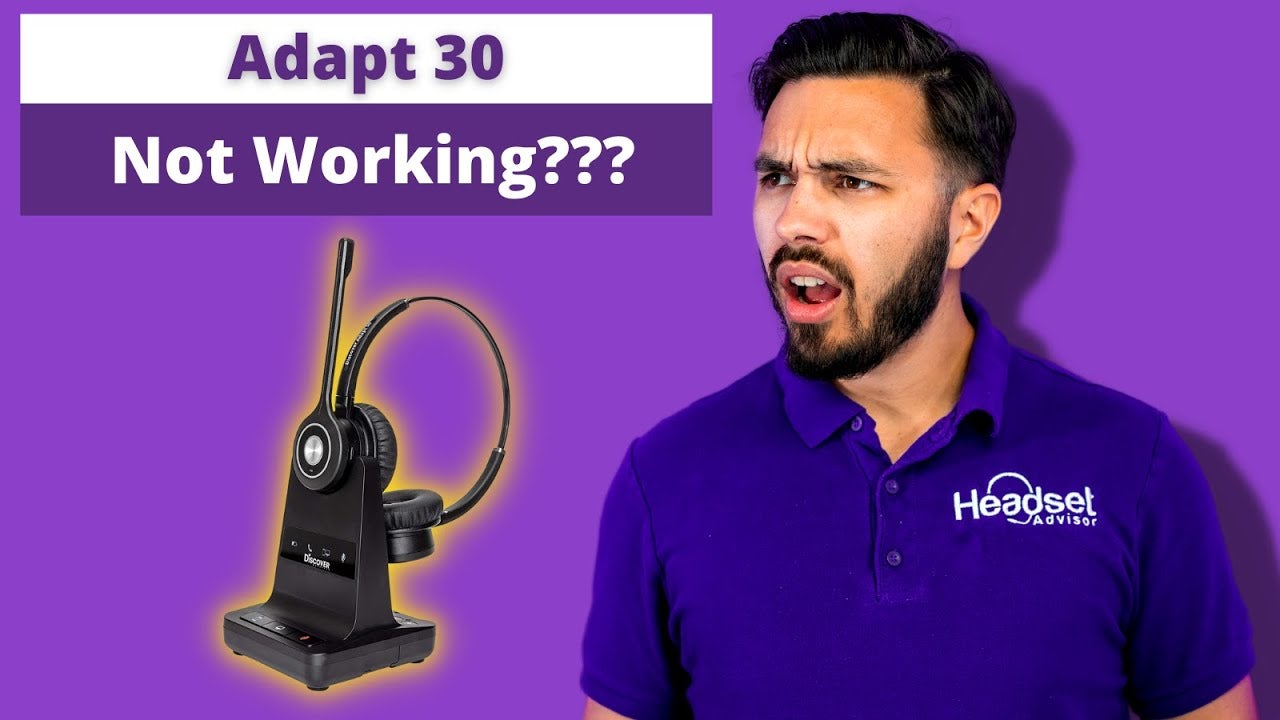 How To Pair Discover Adapt 30 Headset To Charging Base - Headset Advisor