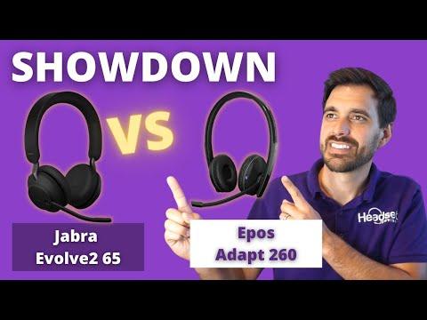 Jabra Evolve2 65 vs. EPOS Adapt 260 In-Depth Review & Live Mic And Range Test VIDEO - Headset Advisor