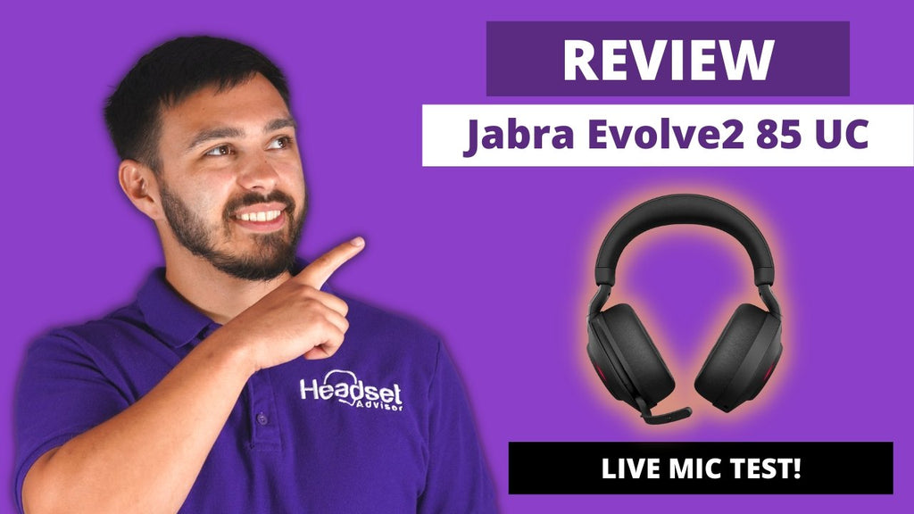 Jabra Evolve2 85 UC In-Depth Review + Mic Test VIDEO