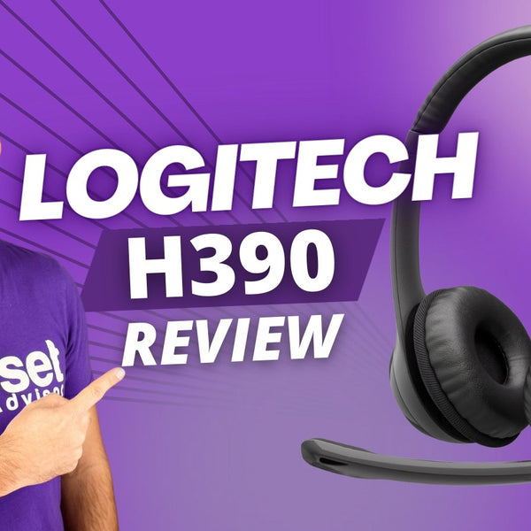 Logitech H390 ClearChat Comfort USB Headset - Black; Noise Cancellation  Microphone; Inline Volume; Mute Controls - Micro Center