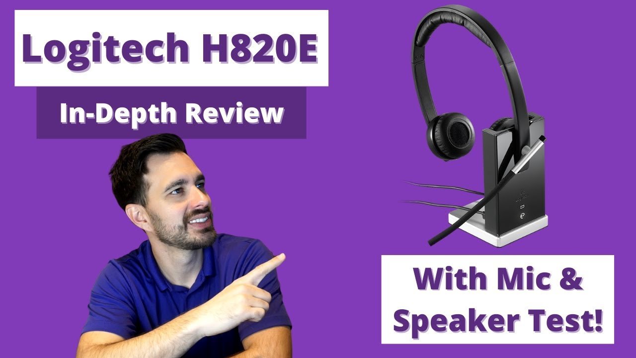 Logitech H820E In Depth Review With Mic & Speaker Test VIDEO - Headset Advisor