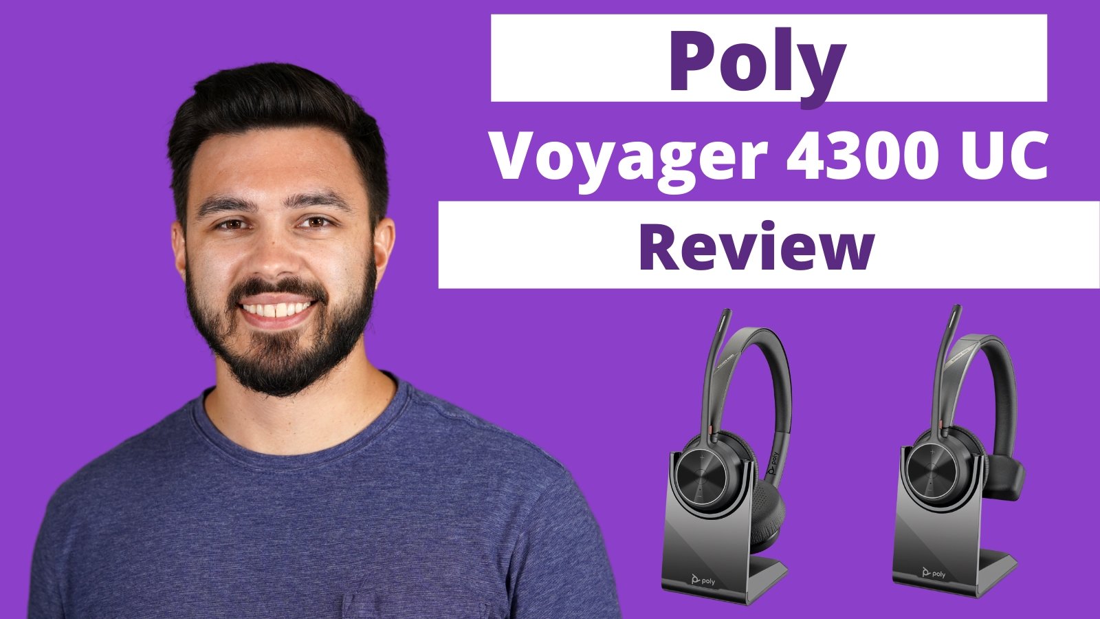 Poly Voyager 4300 UC Series Review - Headset Advisor