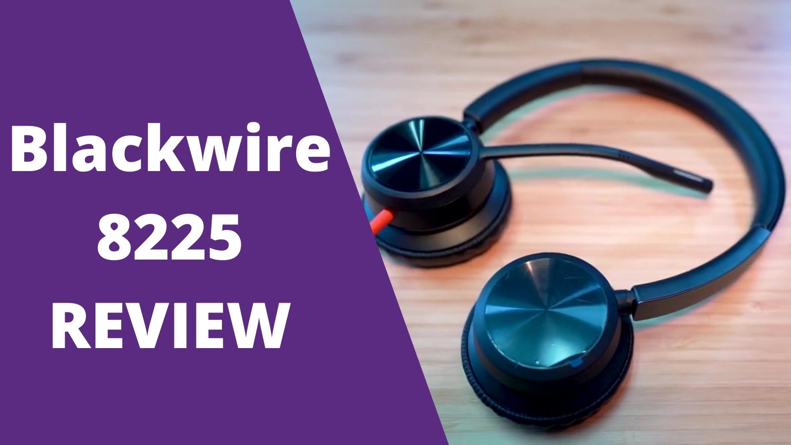 REVIEW & MIC TEST of Poly Blackwire 8225 - Dual Speakers with ANC! - Headset Advisor