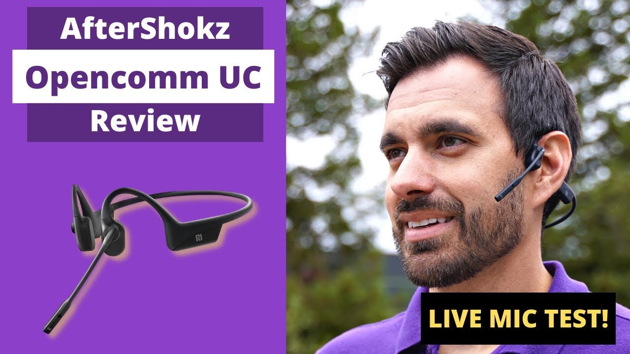 Shokz Opencomm UC Headset Review + Mic Test VIDEO - Headset Advisor