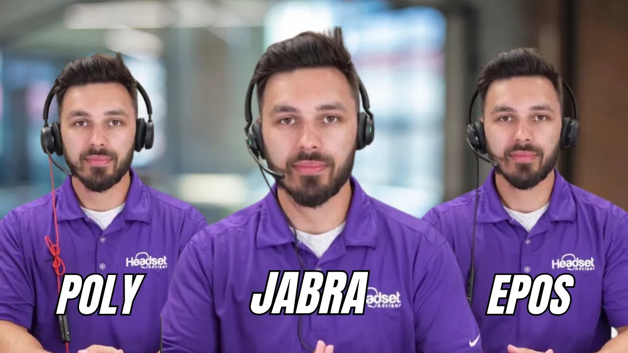 Wired USB Headset Noise Canceling and Voice Quality Test (Poly, Jabra, EPOS)