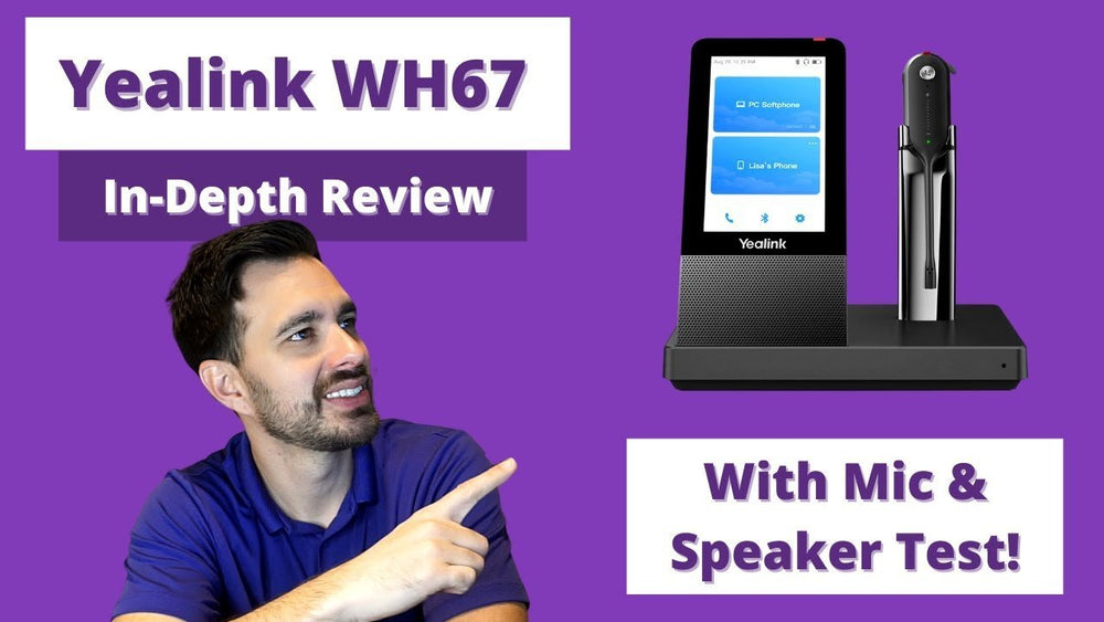 Yealink WH67 Wireless Headset Review | Mic & Speaker VIDEO