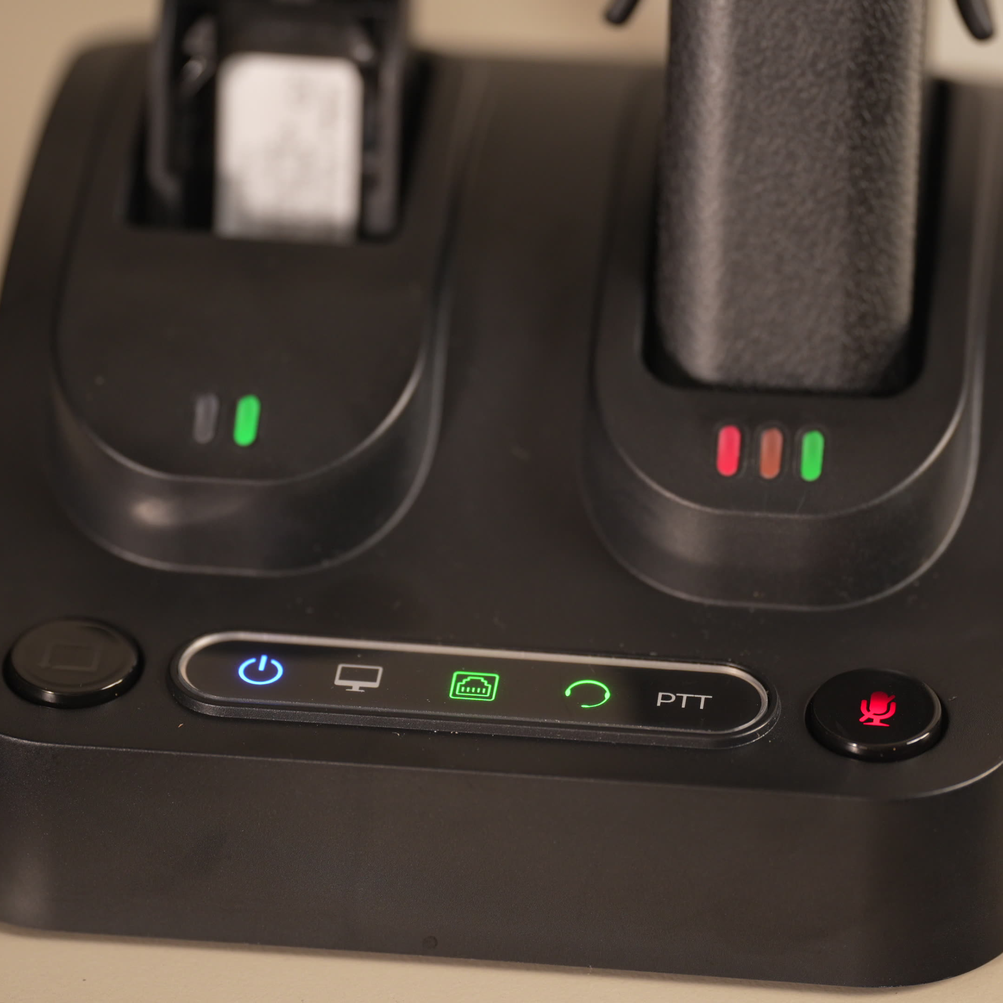 JPL Scout 3100 Wireless DECT Push to Talk Headset Adapter (Alternative to Poly CA22CD)